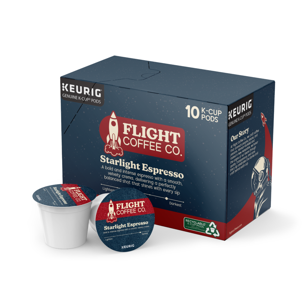 Keurig Box for Flight coffee co. Kcups and Keurig box